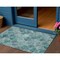 Homeroots 3' X 5' Teal Blue Aqua And Gray Abstract Washable Indoor Outdoor Area Rug 577691 - alternate 1
