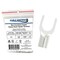 Kable Kontrol Non Insulated Copper Butted Seam Spade Terminal, 12-10 AWG, Stud Size # 10, 100 Pcs, 100PK STNI-1210-10 - alternate 1
