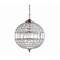 Jonathan Y Georgina 16" Crystal/Metal LED Pendant, Antique Brass JYL6110B - alternate 1