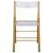 Leisuremod Menno Modern Acrylic Gold Base Folding Chair, Clear MFG15CL - alternate 5
