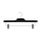 Nahanco 14in Black Equinox Acrylic Skirt/Pant Hanger w/ Brushed Chrome Hardware, 12PK 92014RC50HU - alternate 1