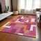 Homeroots 9' X 12' Pink Ivory And Orange Geometric Washable Indoor Outdoor Area Rug 613227 - alternate 5