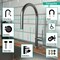 Hansgrohe Talis N HighArc Kitchen Faucet, O-Style, 2-Spray Pull-Down, 1.75 GPM in Brushed Black Chrome 72800341 - alternate 3