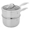 Henckels Aragon 2.5-qt Stainless Steel Saucepan with lid & steamer insert 1030565 - alternate 1