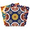 Homeroots 6" X 6" Blue Red Yellow Mosaic Peel And Stick Tiles 400067 - alternate 4