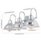 Jonathan Y Frisco 26.5" 3-Light Farmhouse Industrial Iron Shade Vanity, Chrome JYL7483A - alternate 6