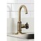 Kingston Brass Single-Handle Bar Faucet with Knurled Handle, Antique Brass KSD8503RKZ - alternate 5
