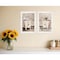 Homeroots Set Of Two Laundry Room 1 White Framed Print Bathroom Wall Art, 2PK 406076 - alternate 3
