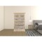 Homeroots 35" White Solid Wood Six Drawer Chest 521248 - alternate 4