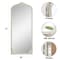 Homeroots 67" White Wood Framed Standing Mirror 565121 - alternate 5