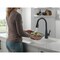 Delta Lenta: Touch2O Technology Kitchen Faucet with Touchless Technology 19802TLZ-BL-DST - alternate 6