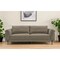 Homeroots 84" Beige Sofa With Black Legs 480929 - alternate 4