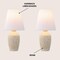 Jonathan Y Xander 19.5" Minimalist Scandinavian Concrete Effect Resin/Iron Ginger Jar LED Table Lamp, Matte, 2PK JYL5605B-SET2 - alternate 5