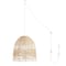 Jonathan Y Sofia 17.5" 1-Light Farmhouse Coastal Rattan 180" Cord Plug-In or Hardwired LED Pendant, Brown JYL1400A - alternate 8