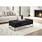 Monarch Specialties Coffee Table, 48-in. l, Lift-top, Rectangular, Storage, Accent, Black Laminate, Black Metal I 2826 - alternate 3
