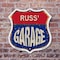Signmission Russ's Garage, 6 inch X 6 inch, Plastic Sign, 2PK SHI-P-2PACK-6-383-RUSS - alternate 4