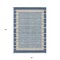 Homeroots 8' X 10' Navy Blue And Denim Blue Striped Washable Indoor Outdoor Area Rug 610489 - alternate 8