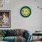 Clockswise 12in Round Battery-Operated Singing Bird Wall Clock with Wild Nature Sounds & Non-Ticking, Green QI004820.GN - alternate 6