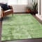 Homeroots 5' X 8' Green And Ivory Abstract Washable Indoor Outdoor Area Rug 602702 - alternate 8