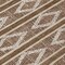 Homeroots 8' X 10' Brown And Beige Geometric Washable Indoor Outdoor Area Rug 599613 - alternate 6