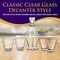 Nutrichef Whiskey Decanter Set with Glasses NCGD4C423 - alternate 4