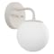 Jonathan Y Louis Parisian Globe 5.75" 1-Light Metal/Frosted Glass Modern Contemporary LED Vanity Light, Almond JYL3534C - alternate 8