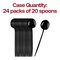 Smarty Had A Party Solid Black Moderno Disposable Plastic Dinner Spoons (480 Spoons), 480PK 9330-BSP-CASE - alternate 7
