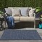 Homeroots 3' X 5' Navy Blue And Ivory Geometric Indoor Outdoor Area Rug 552718 - alternate 7