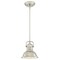 Westinghouse One-Light Dim LED Indoor Mini Pendant Boswell Brsd Nkl Frstd Acrylic 6334600 - alternate 1