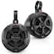 Pyle 2-Way Dual Waterproof Off-Road Speakers, 4 Inch 800 Watt Marine Grade Wakeboard Tower Speakers PLUTV41BK - alternate 1