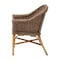 Bali & Pari Luis Bohemian Natural Seagrass and Rattan Arm Chair 250-13658-ZORO - alternate 9