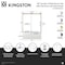 Kingston Brass 60" Acrylic Alcove Left-Hand Drain Tub with Right Sliding Tub Door, White/Matte Black KVTDE603122L0 - alternate 5