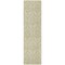 Homeroots 8' Runner Light Green Damask Washable Non Skid Indoor Outdoor Runner Rug 563854 - alternate 5