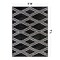 World Rug Gallery Southwestern Geometric Area Rug 5 ft x 7 ft Black WR92BLACK5X7 - alternate 4