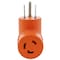 Ac Works Plug Adapter, L6-30R, 6-50P, L6-30P, 6-50P, 0 ft., Orange AD650L630 - alternate 4