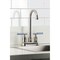 Kingston Brass Double-Handle 4" Centerset Bar Faucet, Polished Nickel KB8496KPS - alternate 3