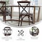 Flash Furniture Advantage Walnut X-Back Chair X-BACK-W - alternate 6