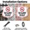 Signmission No Smoking Shield Sign This Is A Smoke F, 6 Inch X 6 Inch, Plastic Sign SHI-P-6-402 - alternate 4