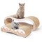 Simple Deluxe FluffyDream 2 in 1 Cat Scratcher Cardboard Lounge Bed, Cat Scratching Post, Durable Board Pads Prev PTFURNSCRATPAD2IN1LWAVE - alternate 1