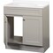 Zenith Zenna Home Cool Gray 30'' Wx35'' Hx18''D Shaker Vanity with Wht Cultured Marble Top SBC30GY - alternate 3