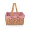 Picnic Time Family Of Brands Farmhouse Basket - Red and White Gingham Basket Empty, Red & White Gingham 122-00-300-000-0 - alternate 4
