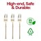 Smarty Had A Party Shiny Gold Moderno Disposable Plastic Dinner Forks, 240PK 9340G-FK-CASE - alternate 6