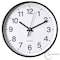 Clockswise Black 8-In Analog Clock - Silent, Non-Ticking for Wall, Office Desk, Table and Shelf,  QI004744.BK.8 - alternate 1