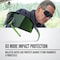 Jackson Safety Maxview+, Welding Safety Glasses, Anti-Fog & Anti-Scratch, Shade 5 IR Lens, Black/Green Frame 60001 - alternate 5