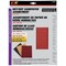 Performance Tool 40 pc. Wet/Dry Sandpaper, Aluminum Oxide, Garnet, Silicon Carbide, 9x11 in W3057 - alternate 5