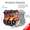 Signmission Route Us 66 Sunset, 4 inch X 4 inch, Vinyl Decal, 5PK SHI-D-5PACK-4-482 - alternate 4