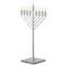Vintiquewise Chabad Style Silver Finish Hanukkah Menorah for Entryway, Living Room, Office, and Kitchen with QI004693.SL - alternate 9