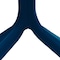 Niche Terrace 31.5 in Square Plastic Indoor/Outdoor Bistro Table, Modern Pedestal Patio Table  - Navy Blue TOB3131NV - alternate 5
