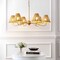 Jonathan Y Grady 35" 6-Light Grand Coastal Farmhouse Adjustable Swooping Arm Metal w/Hand-Woven Rattan Shades L JYL9560B - alternate 7