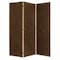 Homeroots 72" Bronze Folding Three Panel Screen Room Divider 274743 - alternate 1